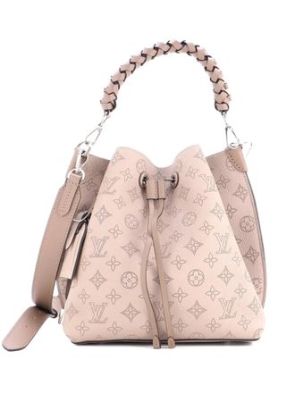 Louis Vuitton Muria Mahina Leather bucket bag - Marrone