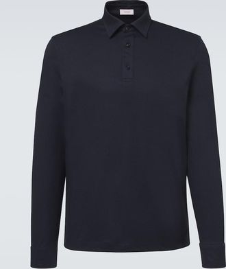 Agnona Cotton and silk polo shirt
