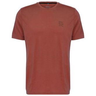 Stoic Merino180 BengtSt. T-Shirt Merinoshirt f&uuml;r Herren | rot/braun