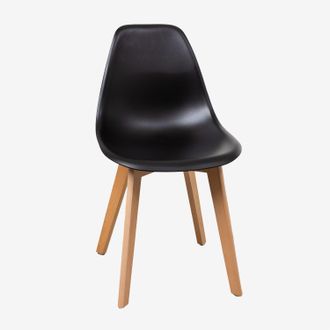 Sklum Sklum - Pack De 2 Sillas De Comedor En Polipropileno Y Madera De Haya Scand Nordic