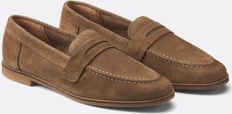 La Redoute Collections Loafers in suèdeleer Signature