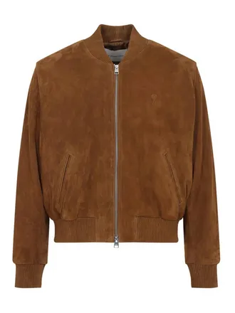Ami Suede Zipped Jacket