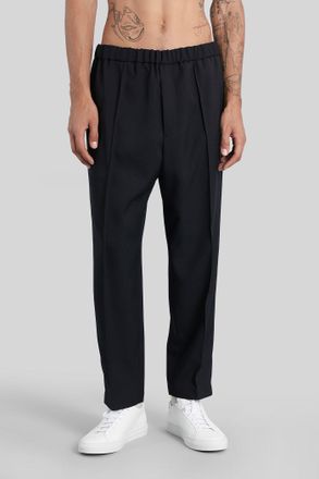Jil Sander D 09 Pants In Blue Polyester