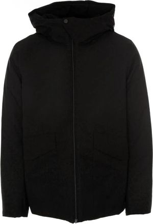 Elvine Lichte winterjas met verstelbare capuchon - Heren - Winterjassen - Zwart - 2XL - Jassen