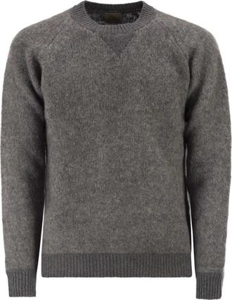 Rakk&igrave; Virgil Jumper - Heren - Ronde hals truien - Grijs - L - Wol - Truien & Vesten