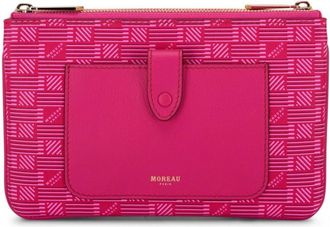 Moreau monogram leather crossbody bag - women - Canvas/Calf Leather - One Size - Pink
