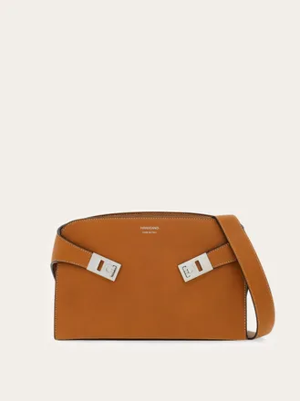 Ferragamo Men Hug messenger (S) Brown