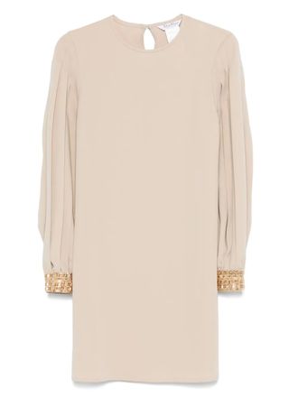Max Mara Quadro blouse - women - Polyester/Triacetate - 42 - Neutrals
