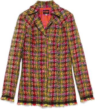 Christian Lacroix Giacca in tweed anni 90 - Verde
