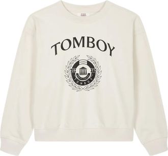 STUDIO TOMBOY University cotton sweatshirt - Neutrals