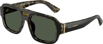 Dolce & Gabbana DG4516 Polarized 34049A Mens Sunglasses Black Size 55