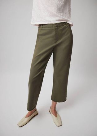 ATM Anthony Thomas Melillo Cotton Twill Boyfriend Pant In Army