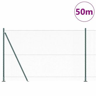 Berkfield Home Hexagon Fence Green 1.5x50 m Steel