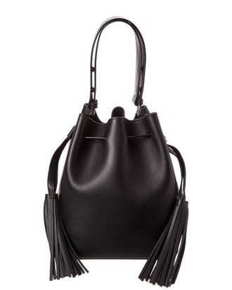 Valentino Vlogo Leather Bucket Bag