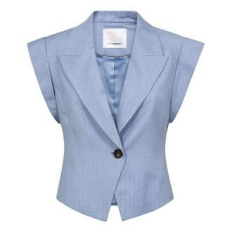 Co'Couture KianaCC Pin Weste - female - CoCouture - Blazers - Blue - XS - Jackets