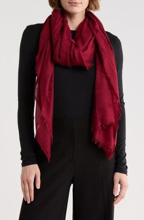 La Fiorentina Oversize Scarf in Burgundy at Nordstrom Rack