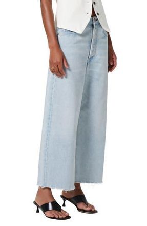 Citizens Of Humanity Ayla Raw Hem Crop Wide Leg Jeans in Sailor at Nordstrom Rack, Size 27