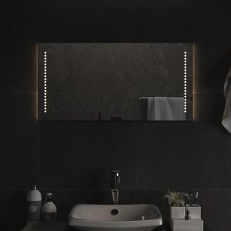 vidaXL Espejo De Ba&ntilde;o Con Led 40x80 Cm Vidaxl
