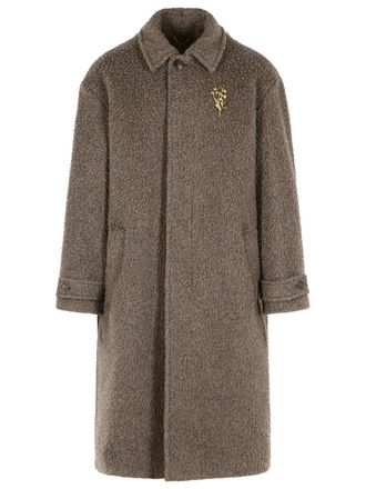 Golden Goose Cappotto Golden Goose In Lana E Mohair Marrone
