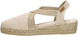 Toni Pons Verdi-V Touwzool Sandal - Dames - Sleehakken - Beige - 42 EU - Schoenen