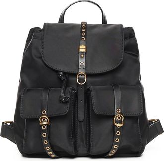 Pinko Backpacks, female, Black, Size: ONE SIZE Soft Leather Shoulder Bag