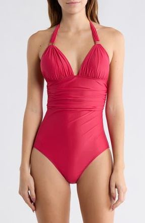 Vix Bia One-Piece Swimsuit in Wine at Nordstrom Rack, Size Medium