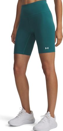 Under Armour Trainingsshorts UNDER ARMOUR MOTION BIKE SHORT EMEA, Damen, Gr. XXL, N-Gr, rack gr&uuml;n,, wei&szlig;, Obermaterial: 80% Polyester, 20% Elasthan, Hosen Training