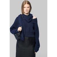 Frenken Line Scarf Wool/cash Knitted Jumper