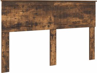 vidaXL Testiera Rovere Fum&eacute; Legno Ingegnerizzato Vidaxl