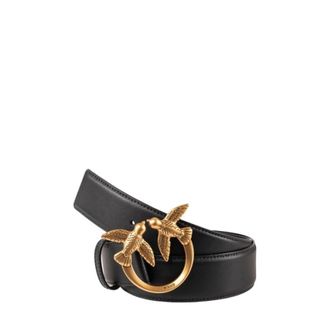 Pinko Cintura - unisex - Riemen - Zwart - M - Accessoires