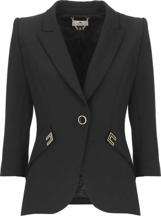 Elisabetta Franchi Donna, Giacche, Nero, XS, new