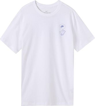 Nike AS Mens Nike Sportswear Tee Printed Short Sleeve TEE White CT6869-100