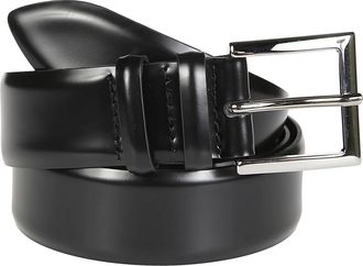 Orciani Klassieke leren riem - Heren - Riemen - Zwart - 95 CM - Leer - Accessoires
