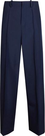 Marni Pantalone - Dames - Wijde Broeken - Zwart - S - Katoen - Broeken