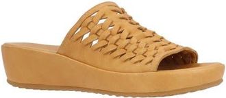 L'Amour Des Pieds Cyra Platform Wedge Slide Sandal in Lioness at Nordstrom, Size 8.5