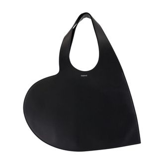 Coperni TOTE BAM del cuore in pelle nera