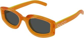 Gucci Ladies Black Geometric Sunglasses GG1719S 005 51