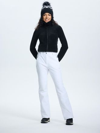 Icepeak Skihose ICEPEAK ICEPEAK ENTIAT, Damen, Gr. 36, N-Gr, optic wei&szlig;, Obermaterial: 95% Polyester, 5% Elasthan. Futter: 100% Polyamid, Hosen Skihose, f&uuml;r A