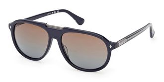 Web Eyewear WE0394 92F Mens Sunglasses Blue Size 57