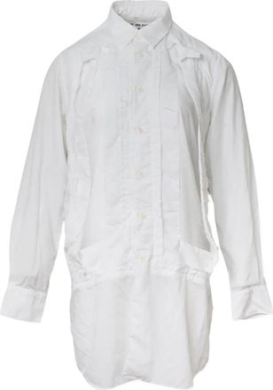 Comme Des Garçons Croad Cutting Out blouse - Wit