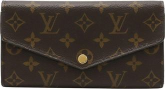 Louis Vuitton Pink Monogram Canvas Sarah Wallet (Authentic Pre-Loved)