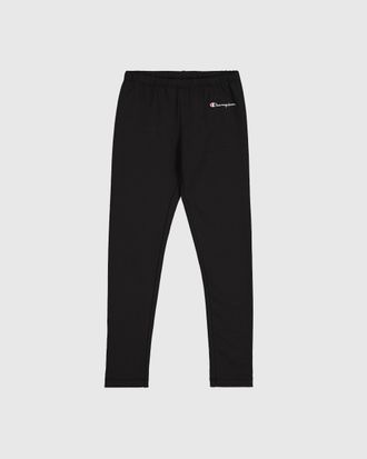 Champion Leggings CHAMPION M Leggings, Herren, Gr. L (152/158), N-Gr, schwarz (nbk), Jersey, Obermaterial: 95% Baumwolle, 5% Elasthan, unifarben, Hosen Legging