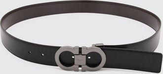 Ferragamo Cintura Gancini Ferragamo reversibile in pelle