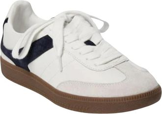 Sofie Schnoor Marineblauwe Sneakers met Rode Details - Dames - Sneakers - Veelkleurig - 38 EU - Leer - Schoenen