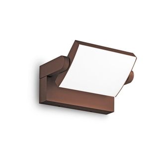 Netlighting SWIPE LED Outdoor Down Wall Lamp Coffee 3000K IP54 in Brown