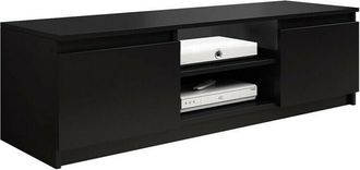 Mirjan24 Mueble Tv Sarasota 139, Grafito, N&uacute;mero De Puertas: 2, N&uacute;mero De Cajones: 0, 120x36x38cm, Led