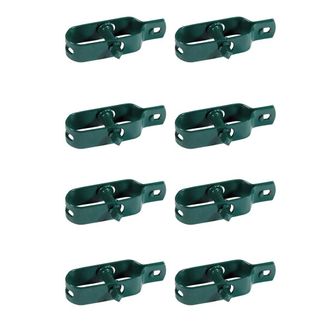 OEM Juego De 8 Tensores De Alambre Recubiertos De Pl&aacute;stico Para Cercas, Mallas, Tendederos, Cercas Met&aacute;licas De Jard&iacute;n, Para Postes, Juego De 8 Piezas