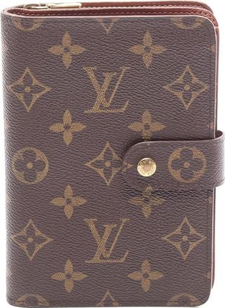 Louis Vuitton Monogram zip bi-fold wallet - Brown