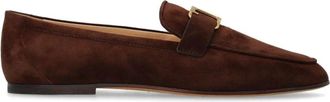 Tod's Tijdloze Loafers - Dames - Schoenen - Bruin - Maat: 38 EU Leer