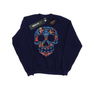 Disney Heren Coco Schedelpatroon Sweatshirt (Marineblauw)